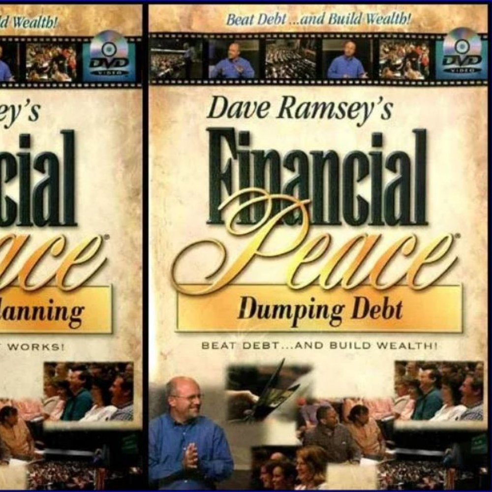 Dave Ramsey: CASH FLOW PLANNING & DUMPING DEBT - 2 DVDs Men Women All NIP